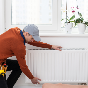 Radiator ophangen